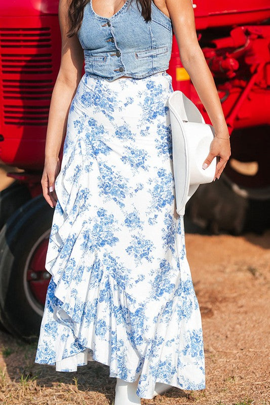 Ruffle me up, cowgirl skirt