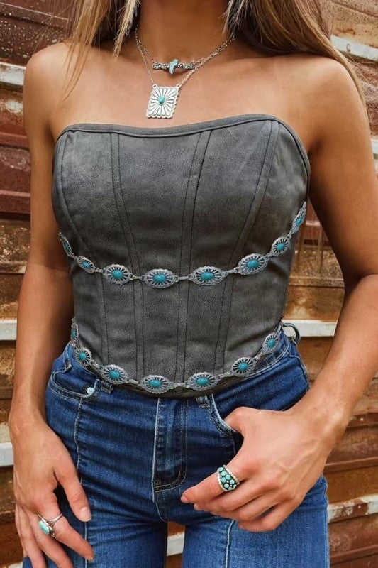 Turquoise Trouble Corset