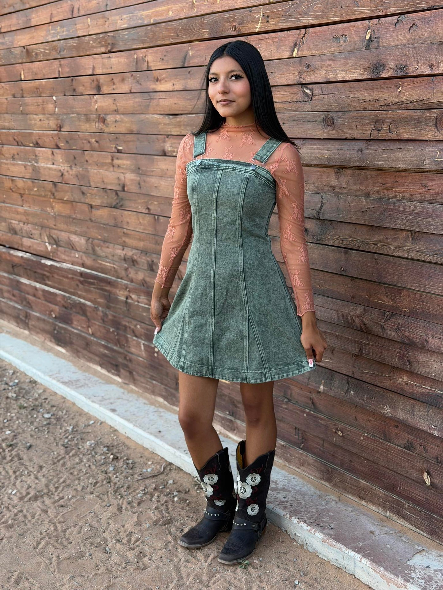 Saddle up Denim Dress