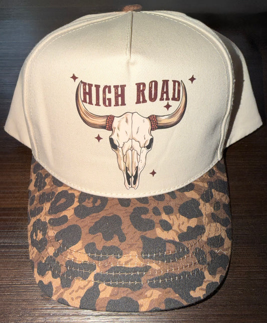 High Road Cowgirl-Western Leopard Brim Hat