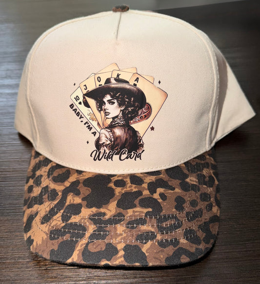 Wild Card Cowgirl- Western Leopard Hat